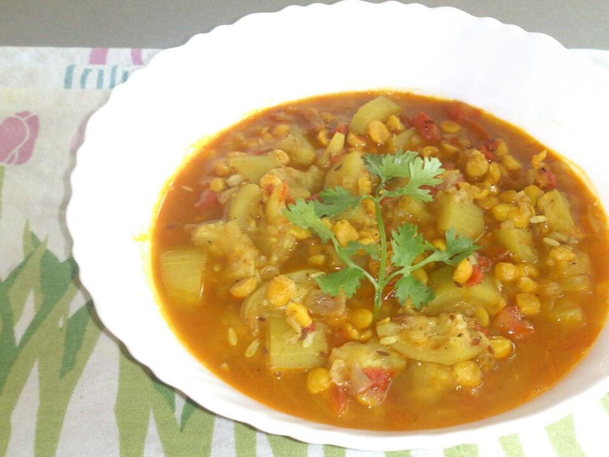Dudhi Chana