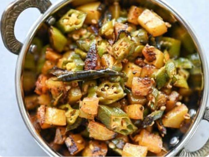 Okra and Potato